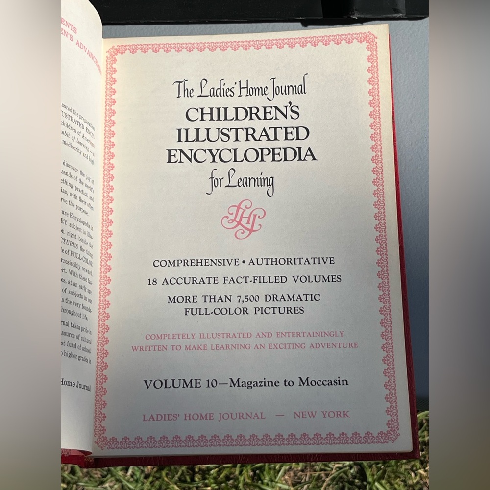 Vintage 1970 Ladies Home Journal Children's Illustrated Encyclopedia Volume 10